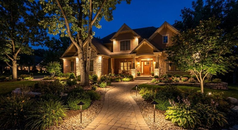 Driveway Lighting Installation in Overland Park, KS