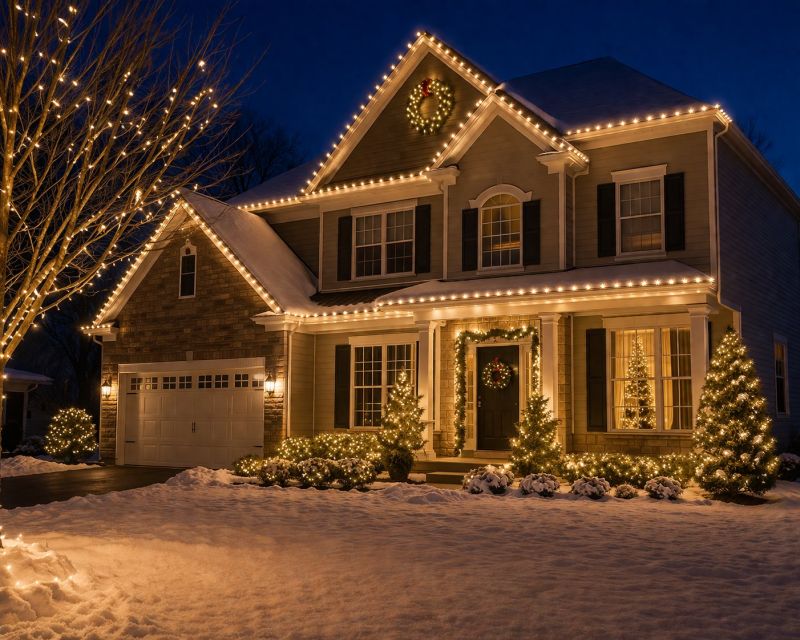 Holiday Lights Installation in Kansas City, KS